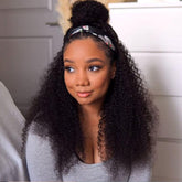 Affordable&Beginner Friendly Tangle-free Romatic Wave Curly Headband Wig